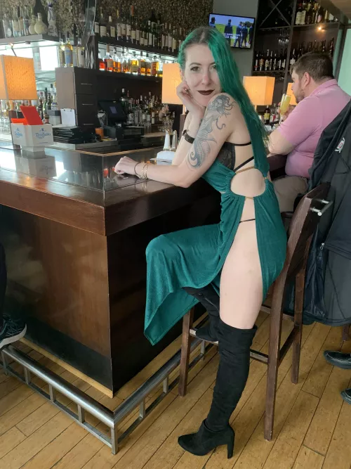 Basically half naked