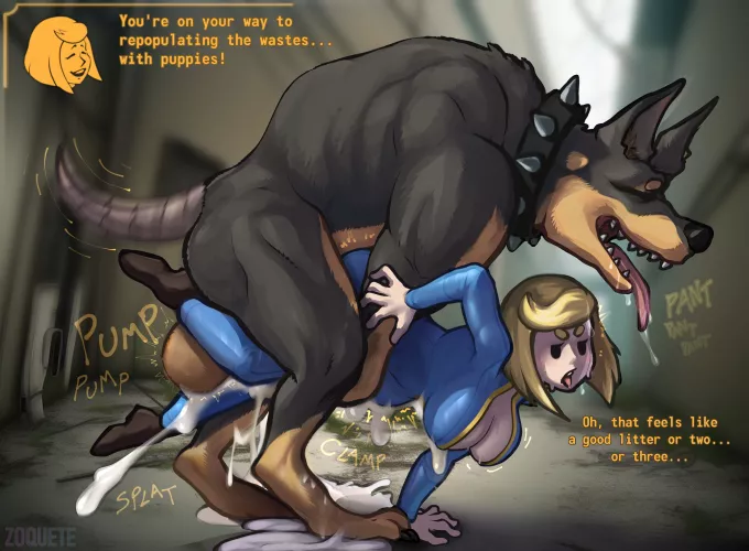 Bred by a giant hybrid in a post-apocalyptic alleyway (Zoquete) [OC]