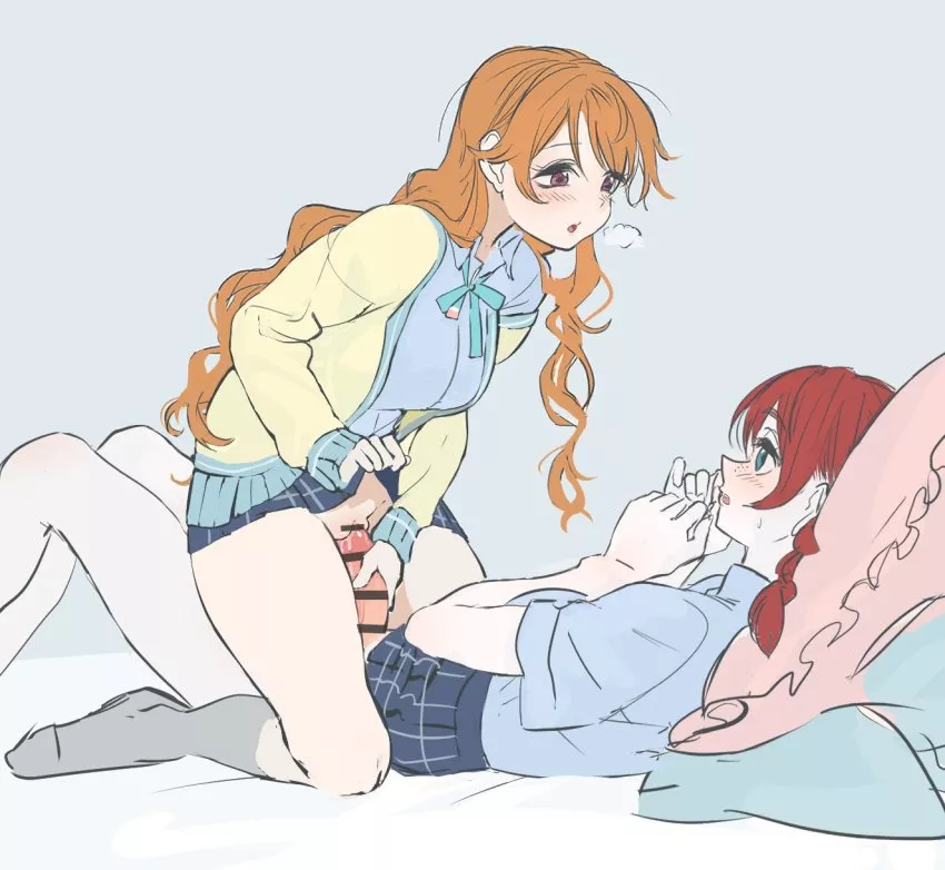 Emma and Konoe get lewd together