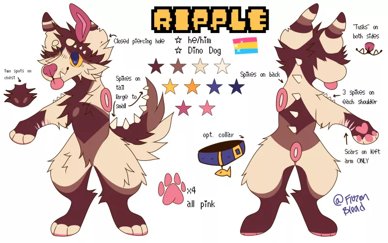 Fursona ref 😭😭 this took too long