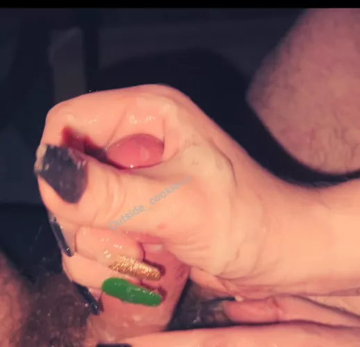 Holding it after he cums :))