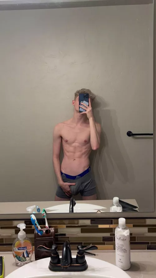 I just finished a workout and now I’m horny