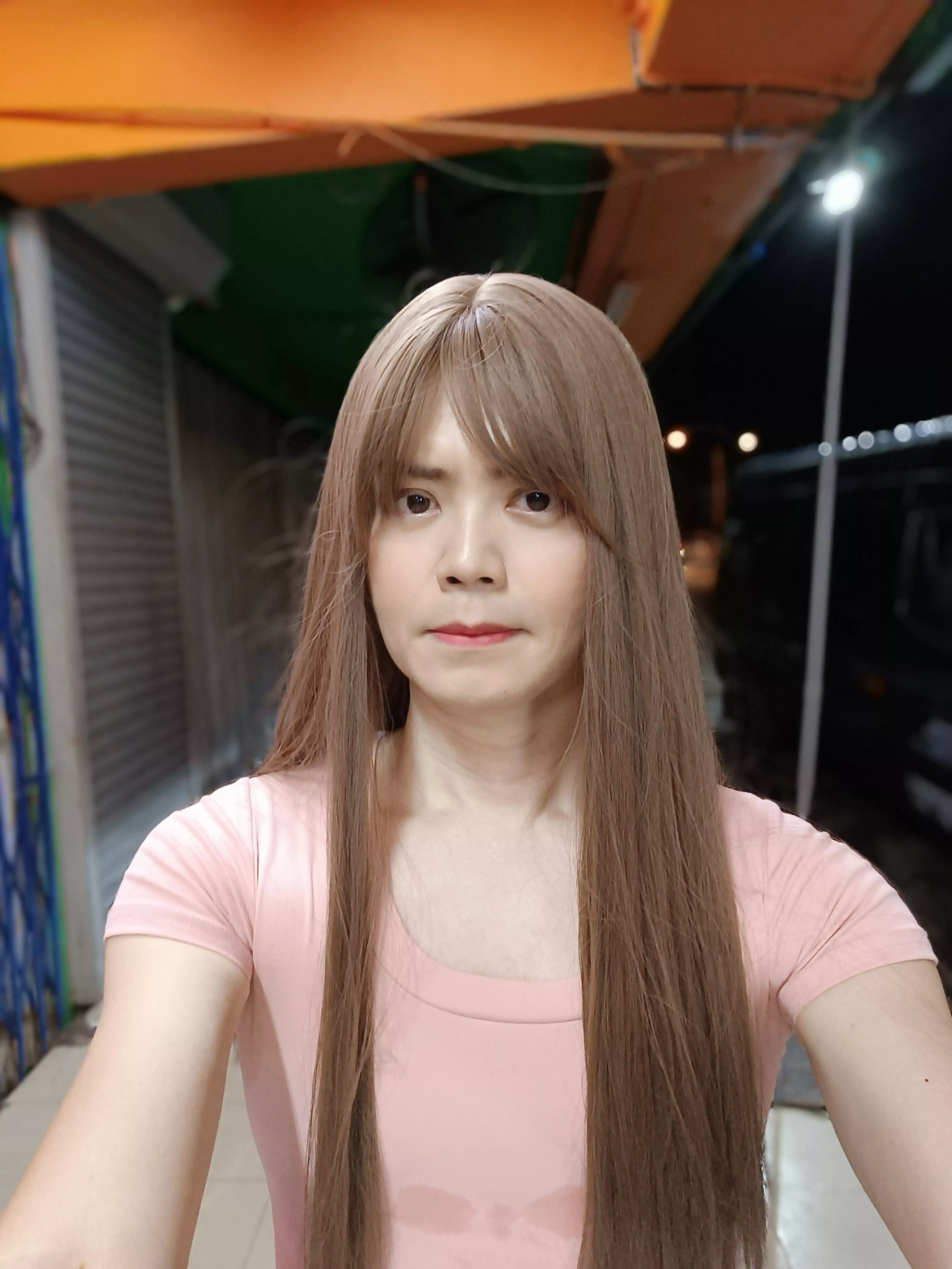 I went out dressed up tonight. The women didn't even notice. Some men ogled, others cat-called. I think I passed.