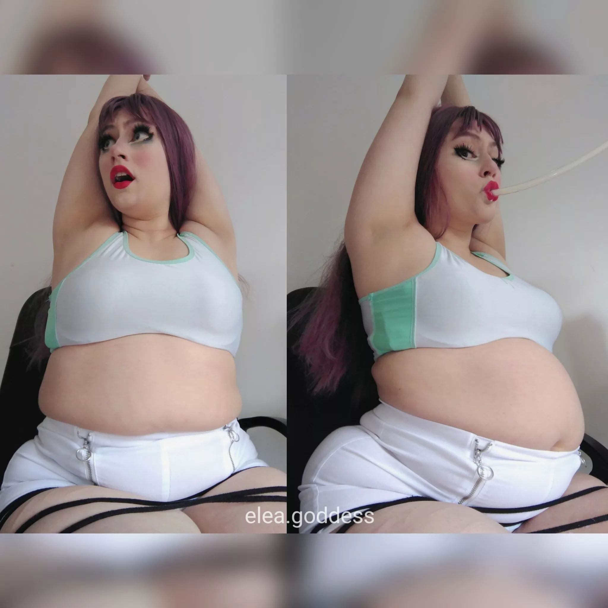 Make me afraid of how much food you'll force down my throat