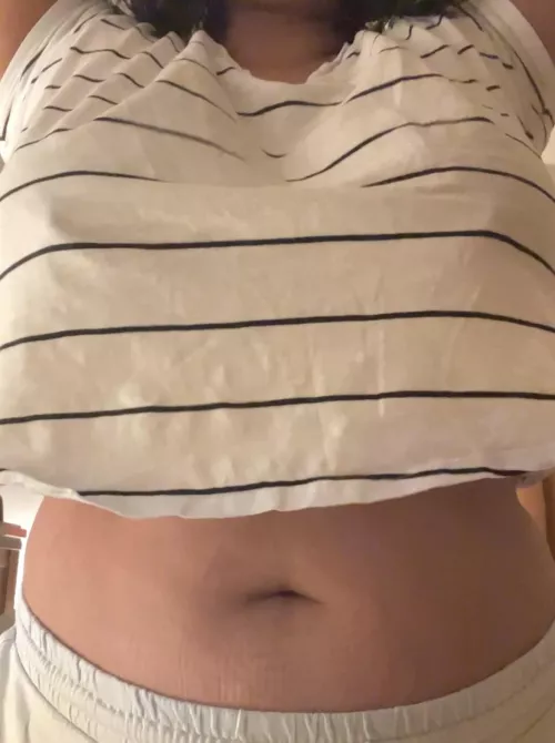 Maybe I should put a bra on…