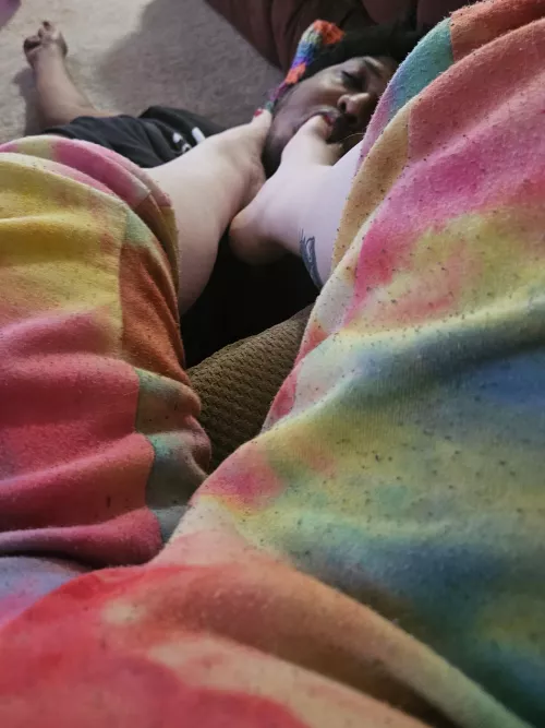 My feet belong on his face, and my toes in his mouth