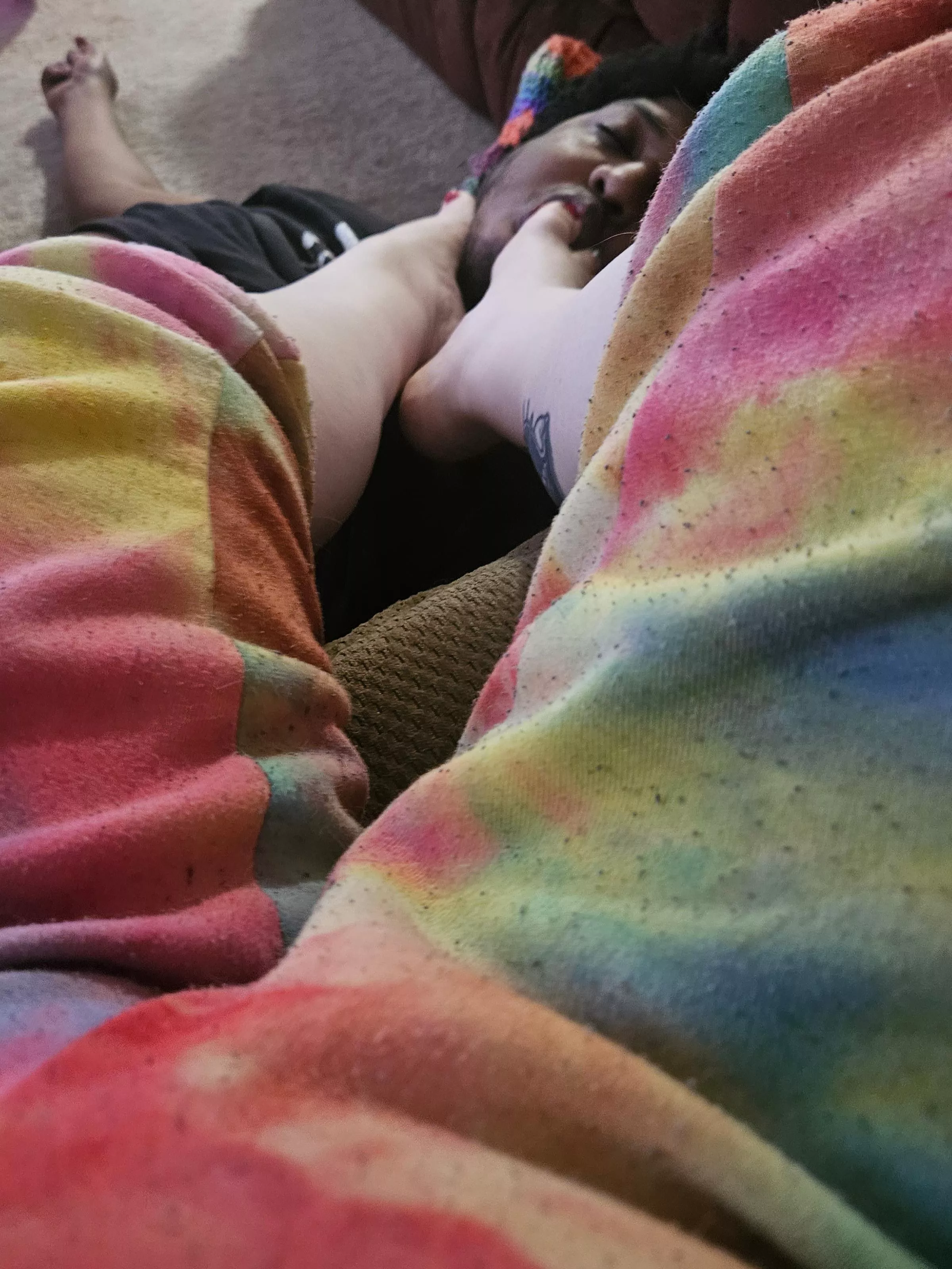 My feet belong on his face, and my toes in his mouth