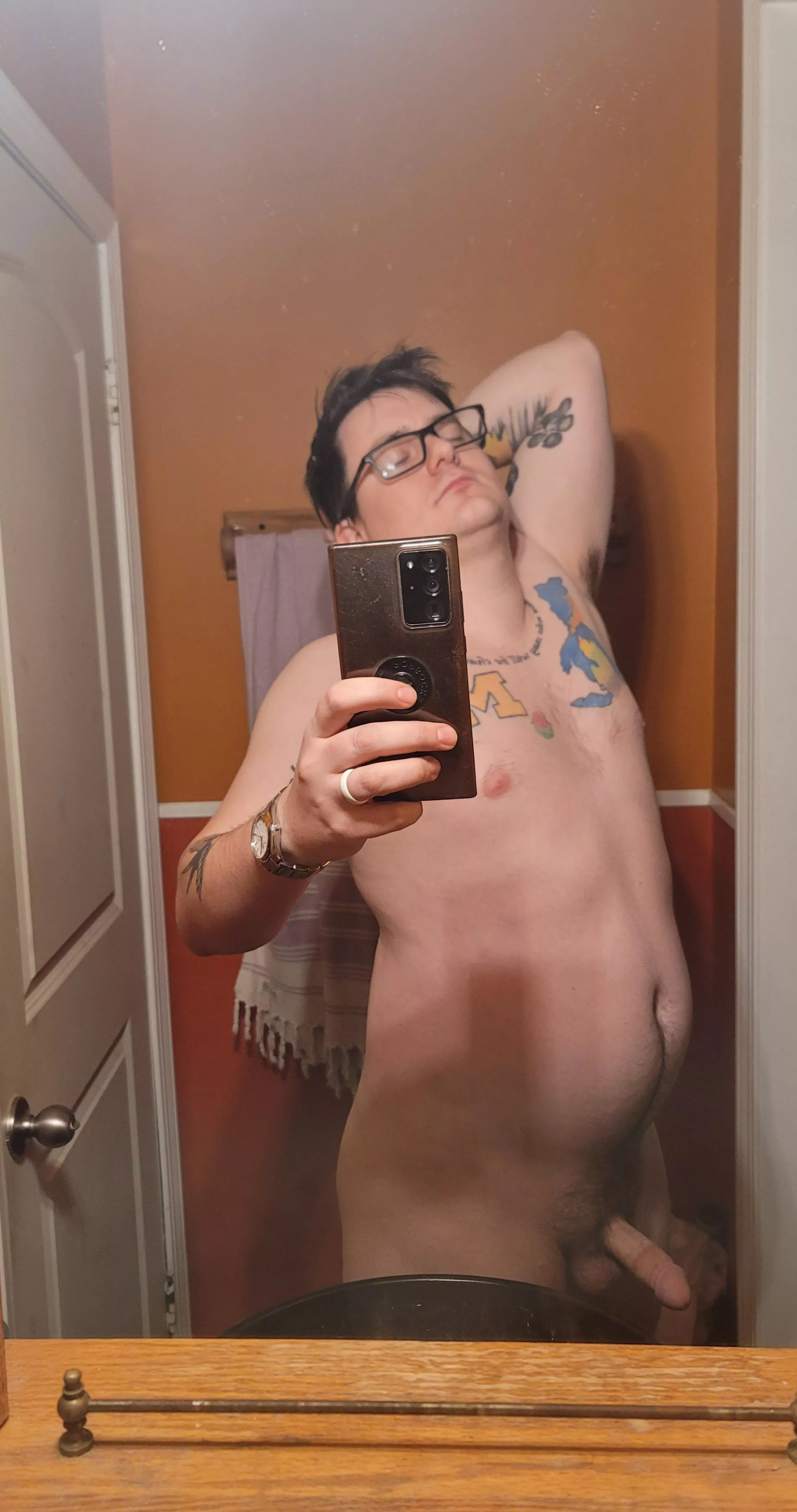 Nothing like a good stretch after work