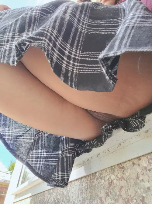 Ooops I think I [f]orgot my panties today 😈