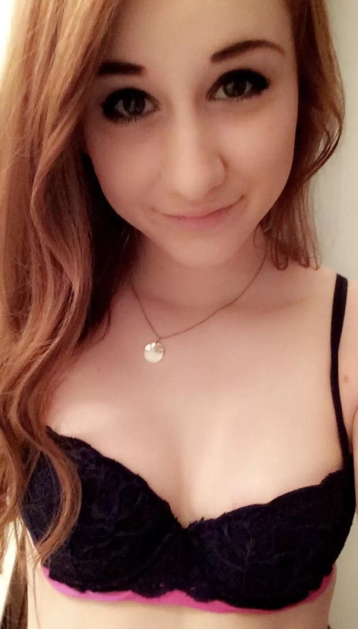 Pale and pink inside