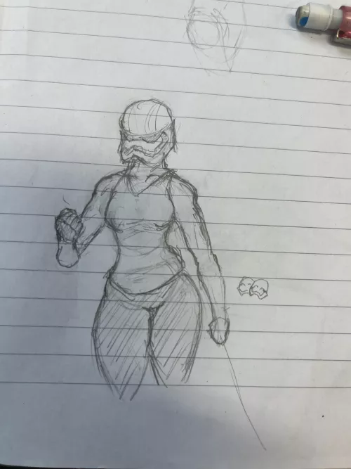 Phasma sketch at scchool (Me)