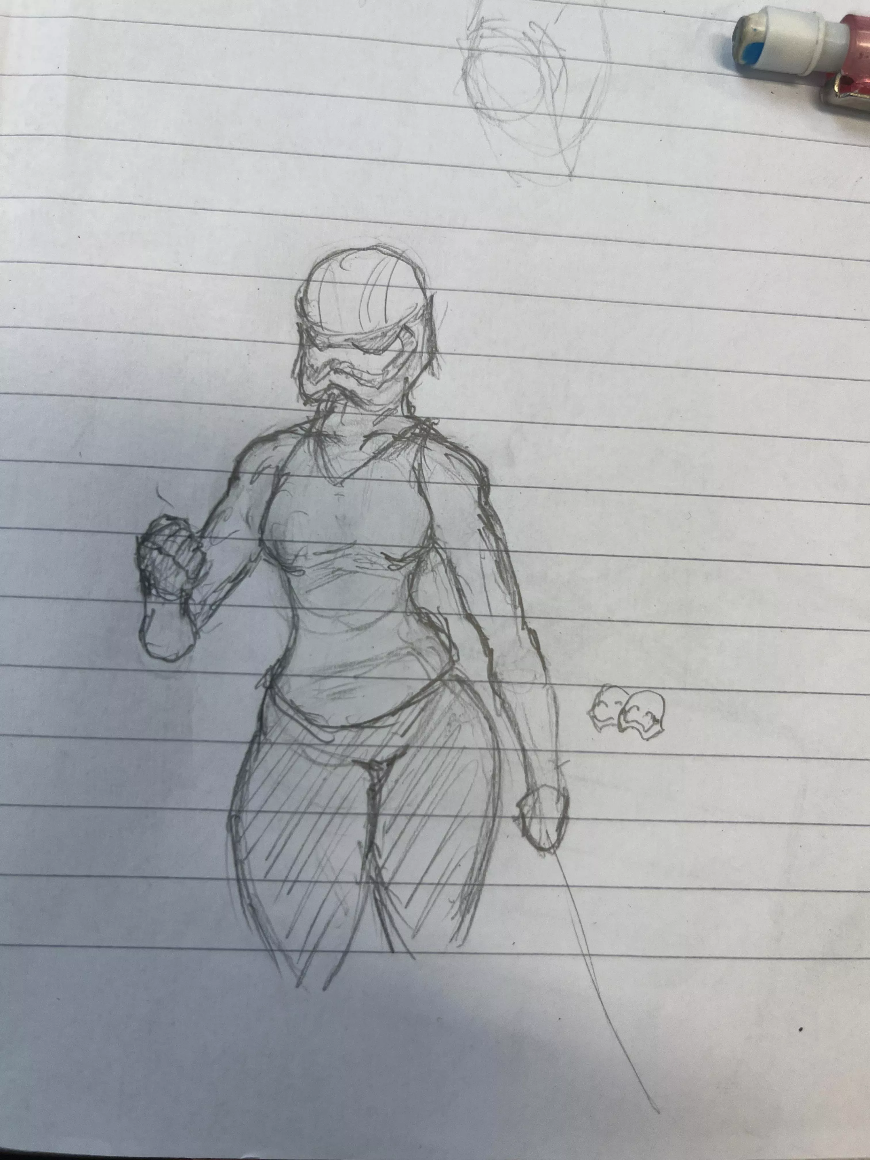 Phasma sketch at scchool (Me)