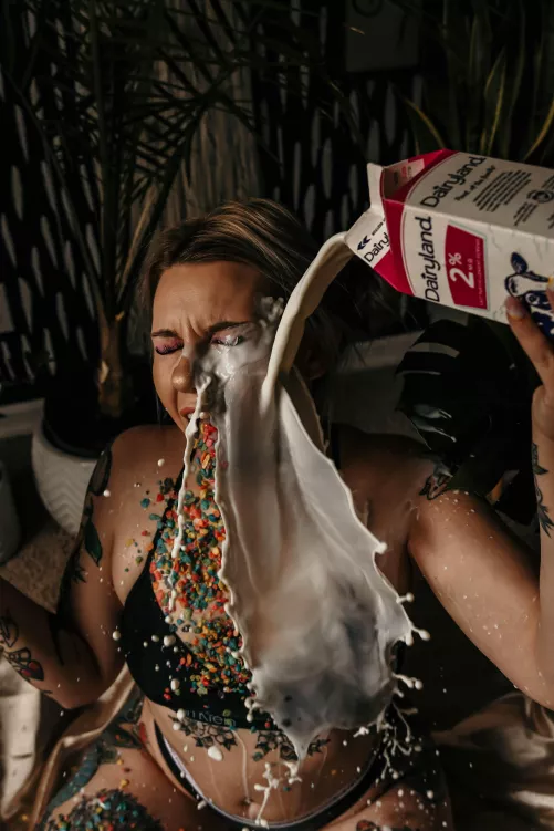 Pour some milk on me!