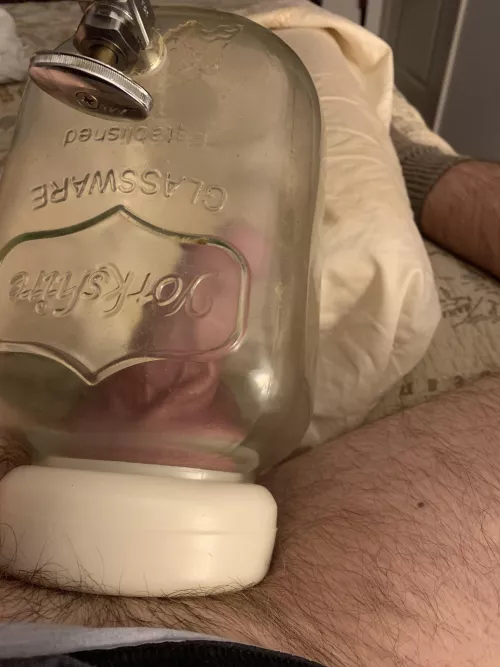 Pumping it up, felt the need for bull balls