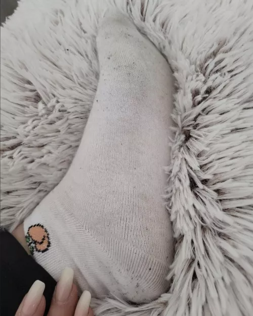 [Selling] Any interest in my peachy socks? $10 for the pair 🍑🍑