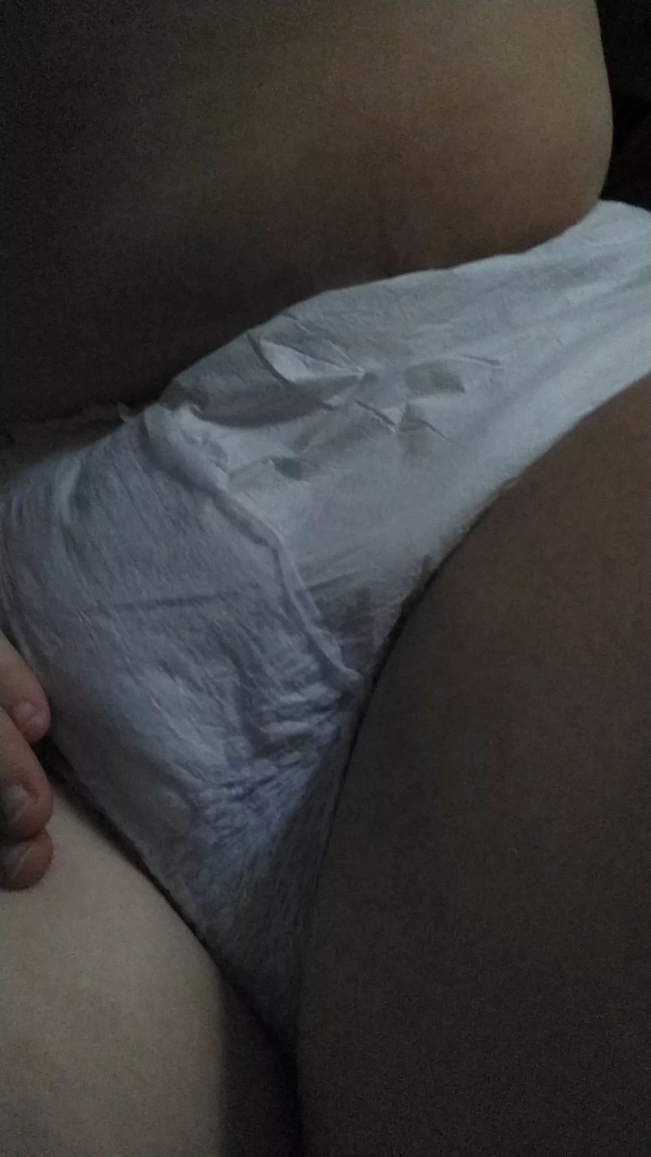 still pissin in my soaked diaper