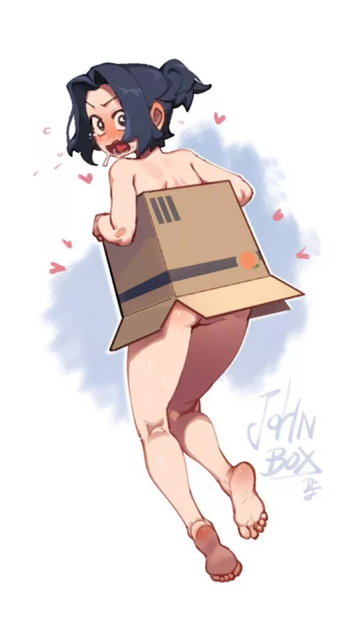 Wearing a box