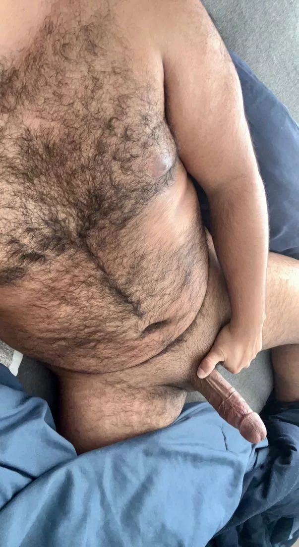 Who wants to take care of this bear’s cock?