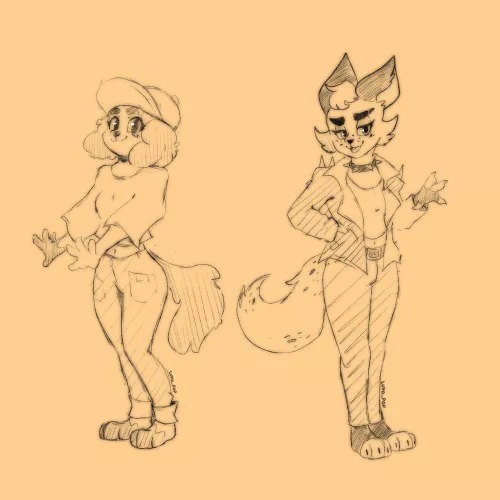 WIPs of Dolly and Rocky *updated* (by me, Luvo~)