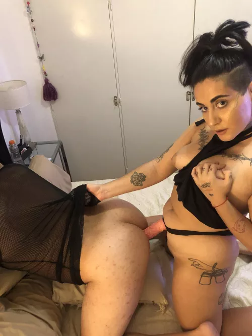 Would you let the curvy gothic girlfriend fulfill your fantasies?