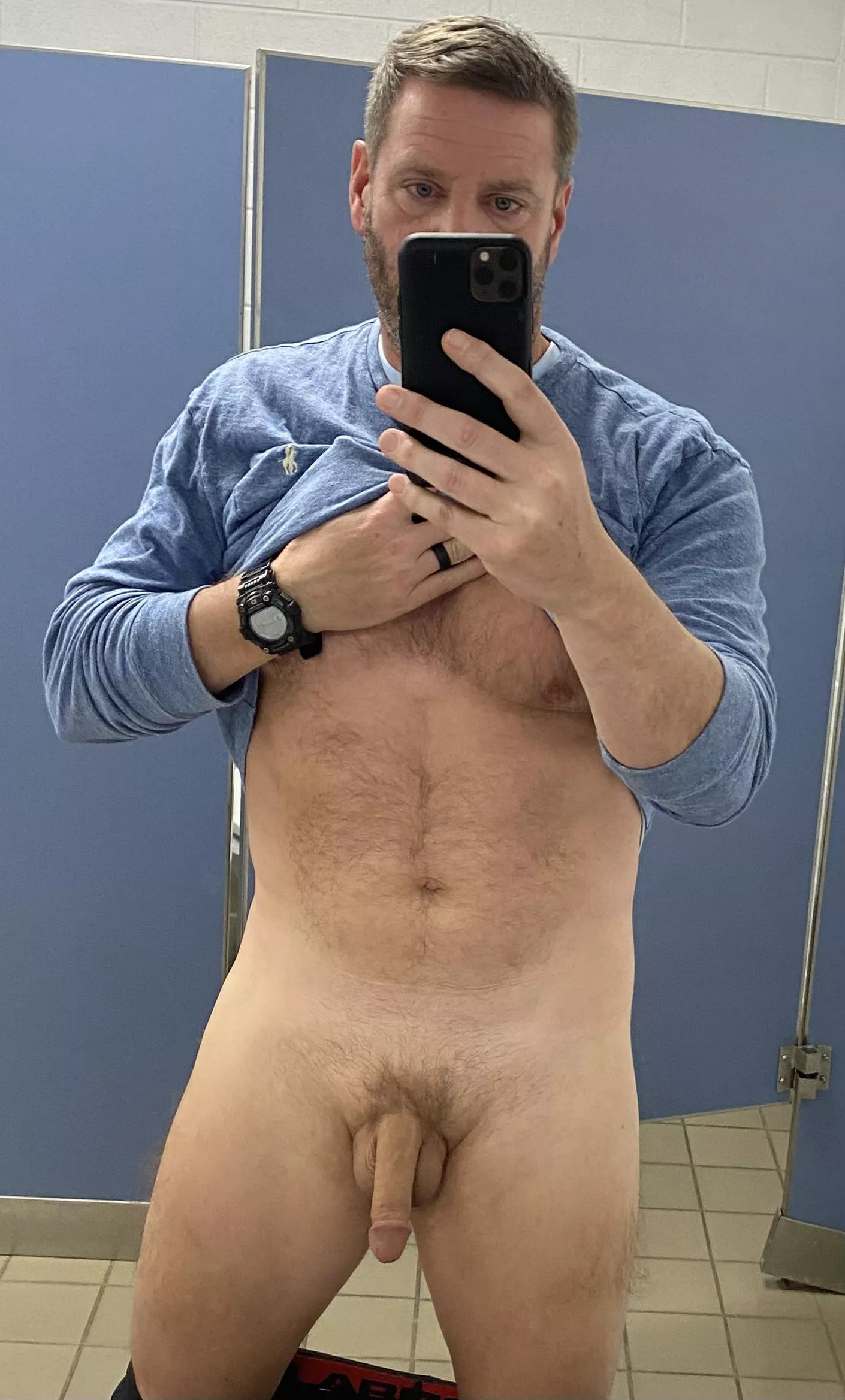 (54), taking a break at work