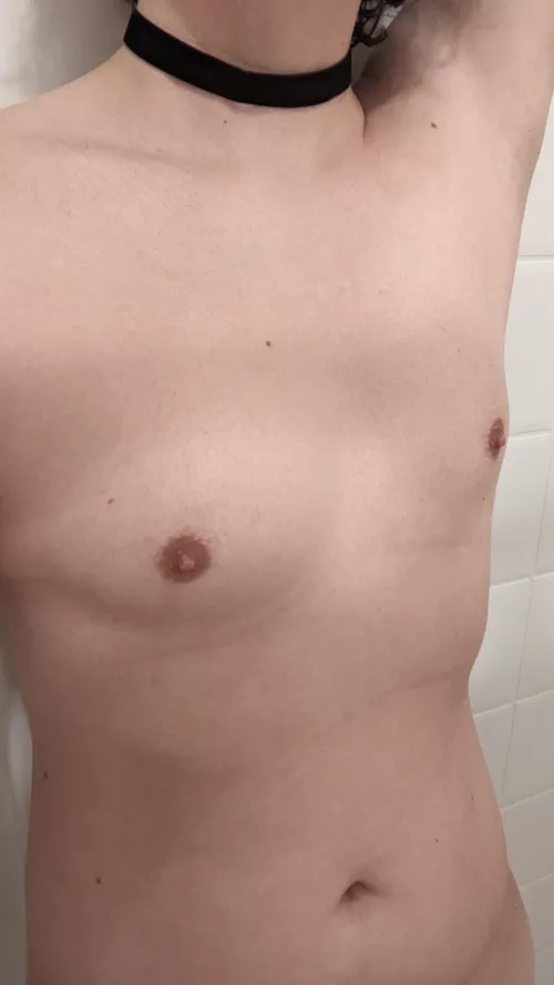 Choker in the shower or choke me in the shower?