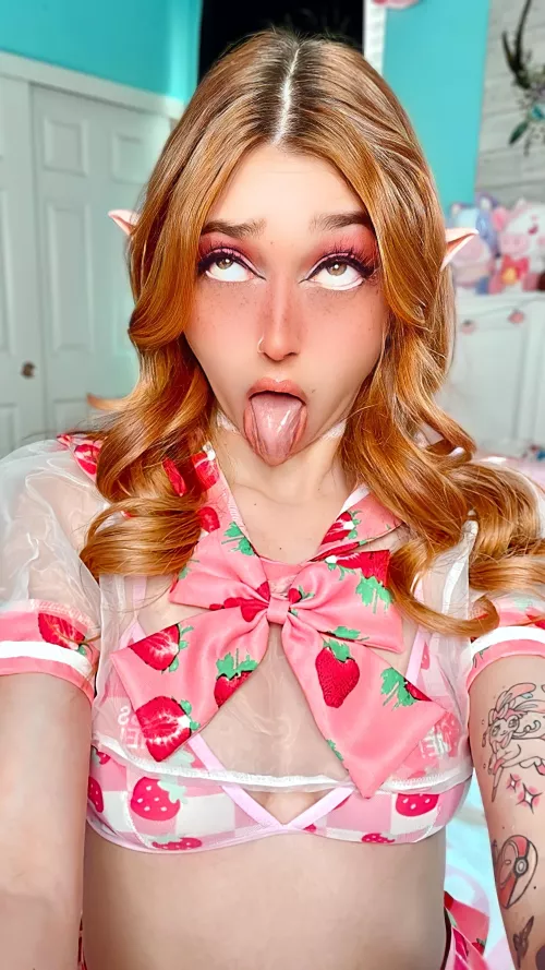 Elf Girl Tongue