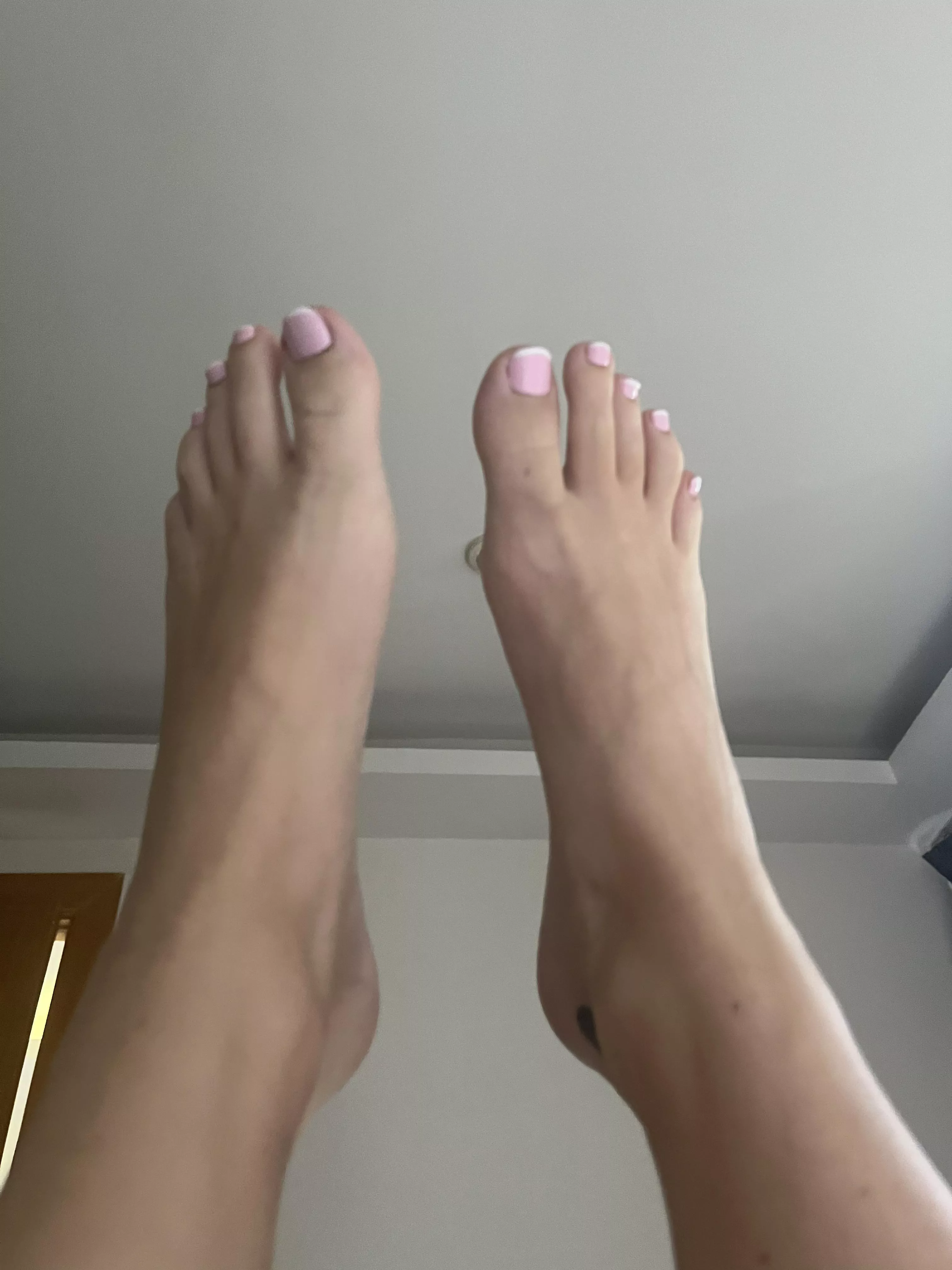 Freshly painted and ready for a foot wank OC