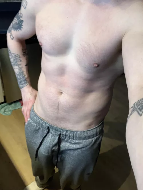 Getting ready for a workout