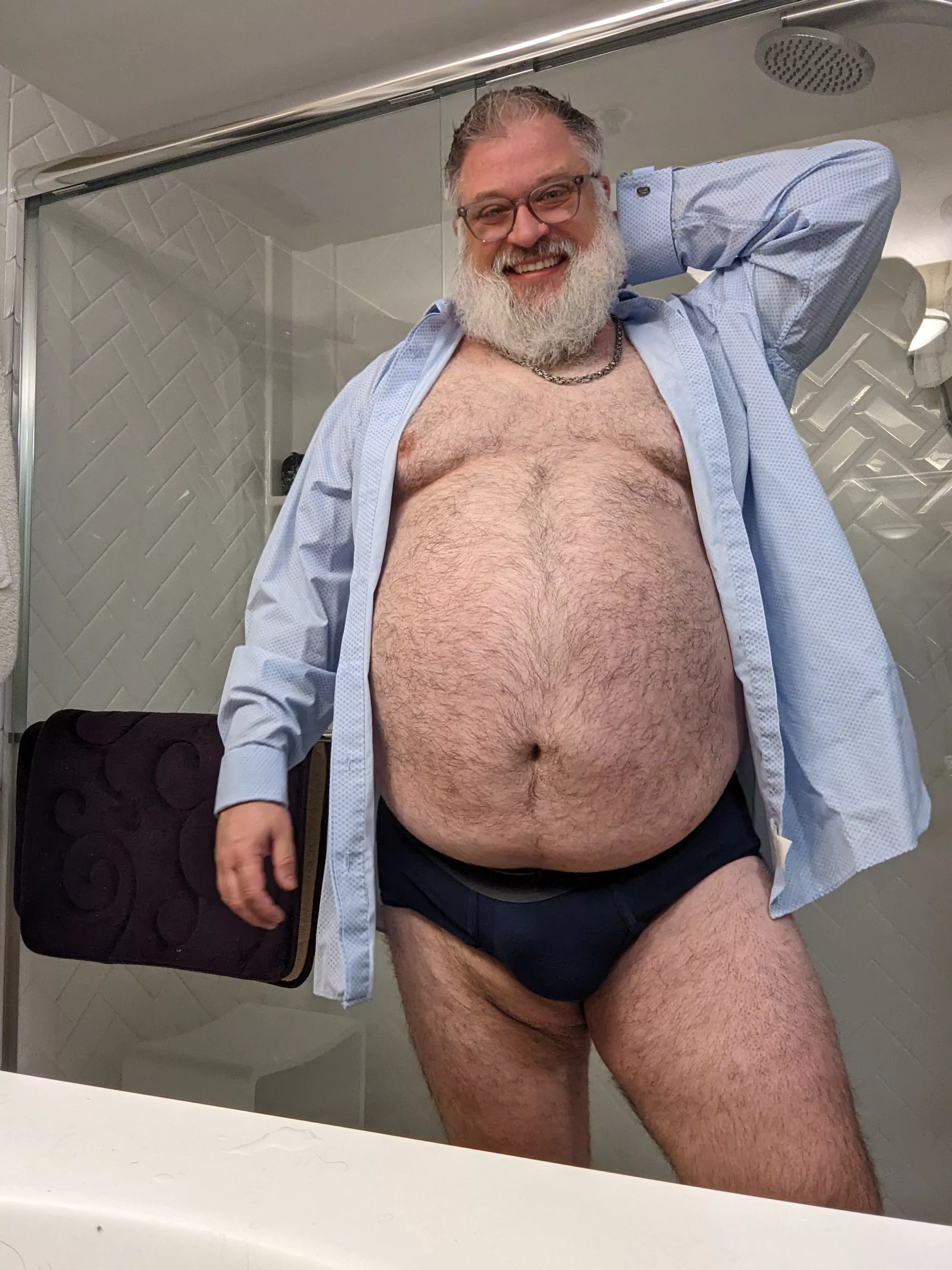 Hey there boy. Now that I'm home from work, we should unwind together