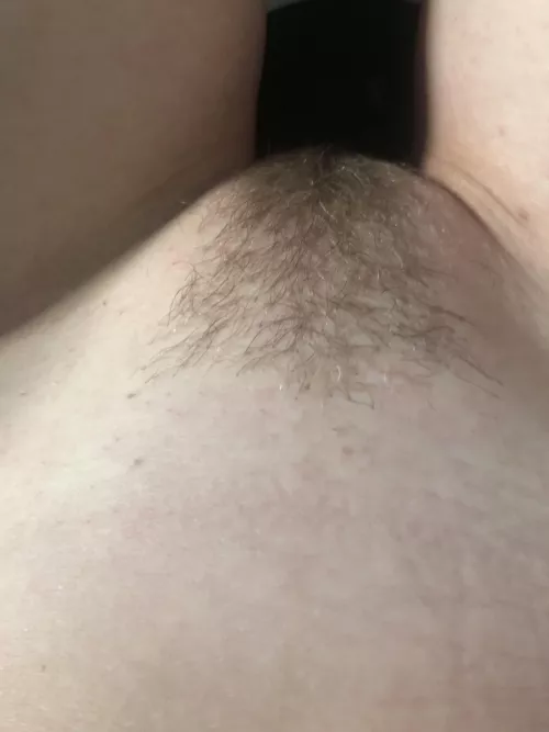 I take good care of my little mound. (46f)