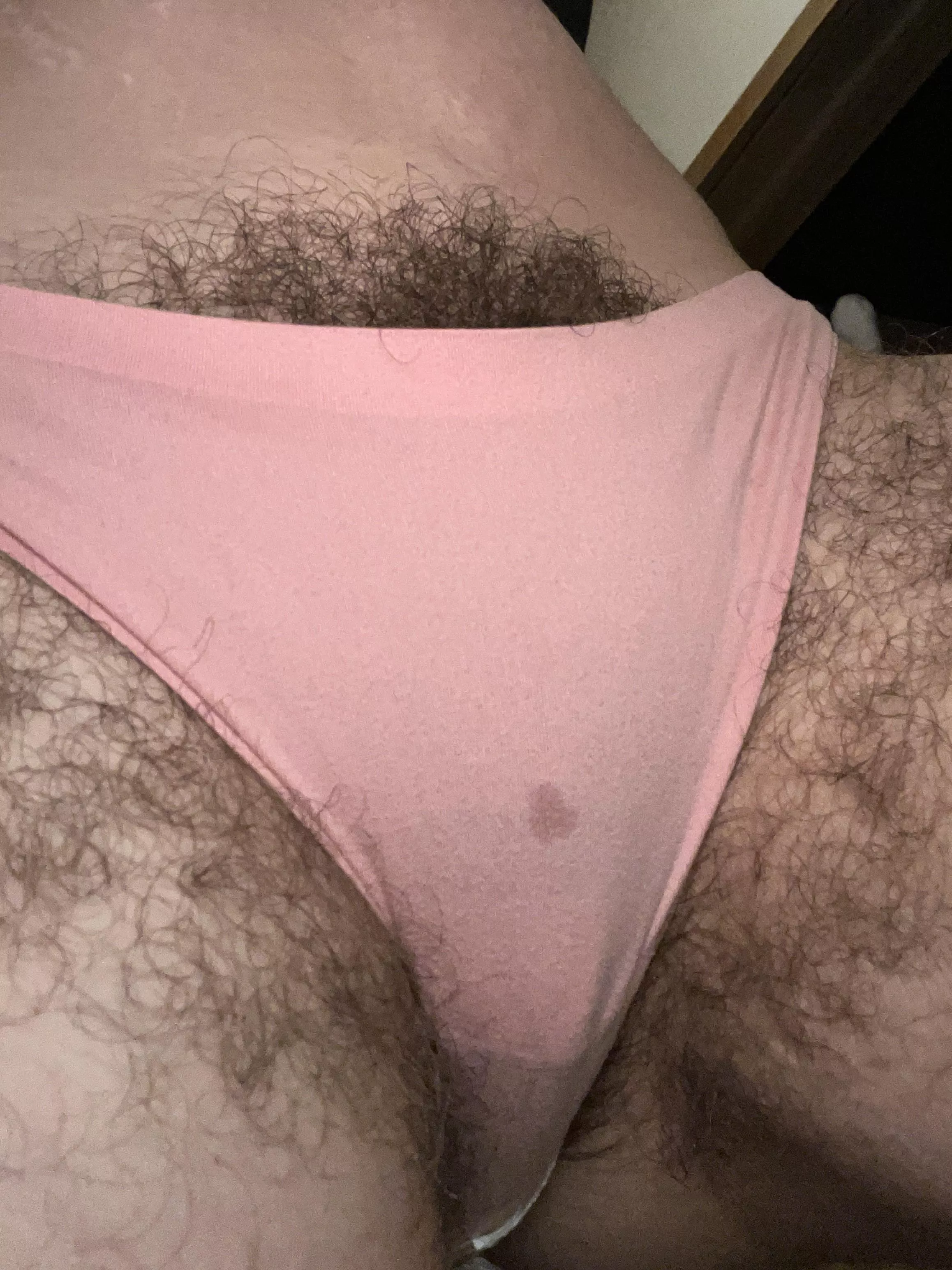 My bush is the biggest it’s ever been.. it keeps my pussy so wet and creamy I can hardly handle it