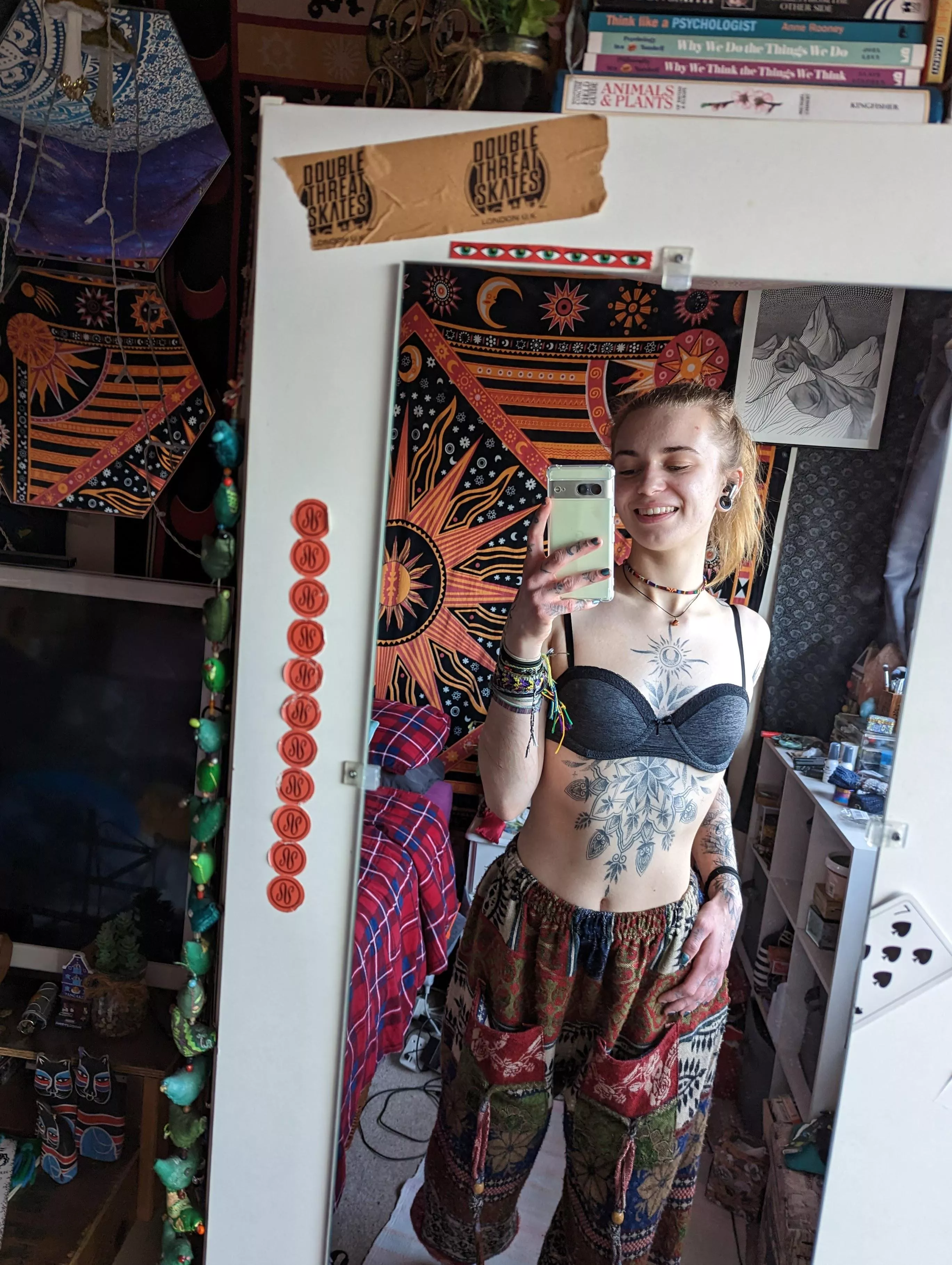 New hippie pants got me feelin' good:)