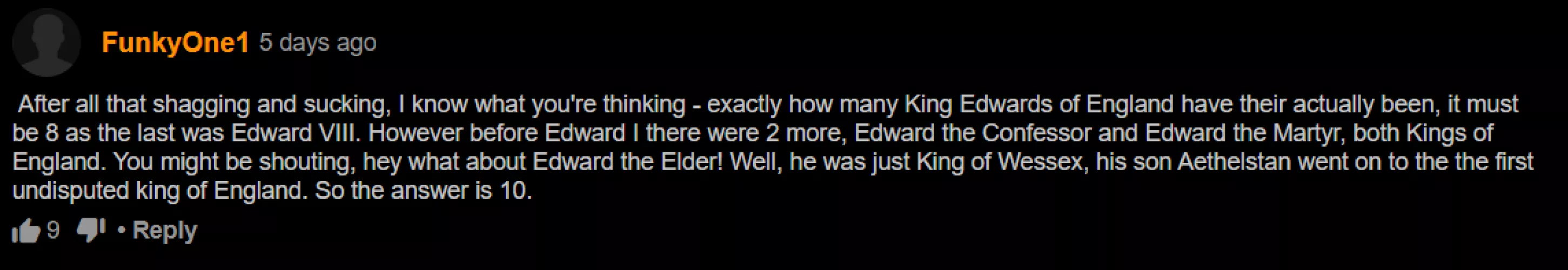 now I know there's king Edwards, thanks to this guy.