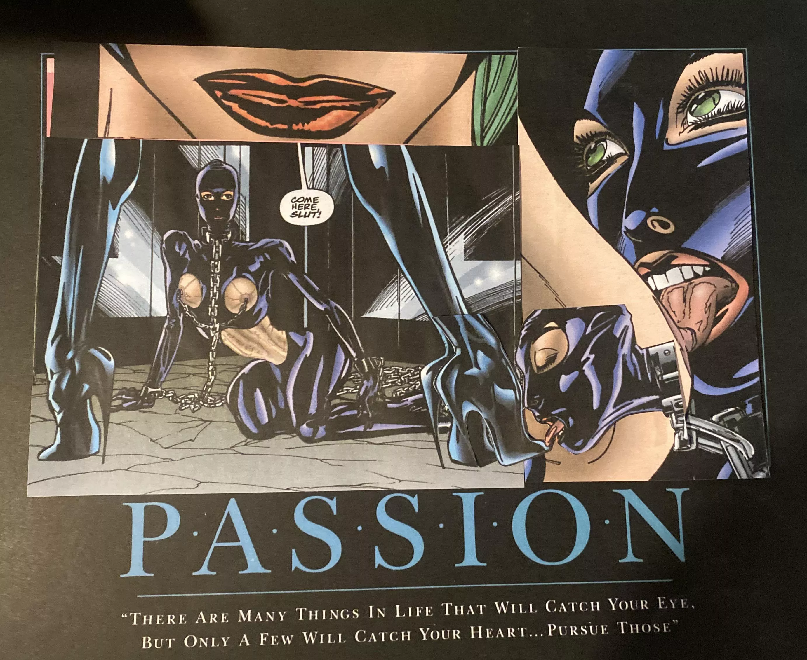 Passion, Erotic Satire Collage, by me, 2023