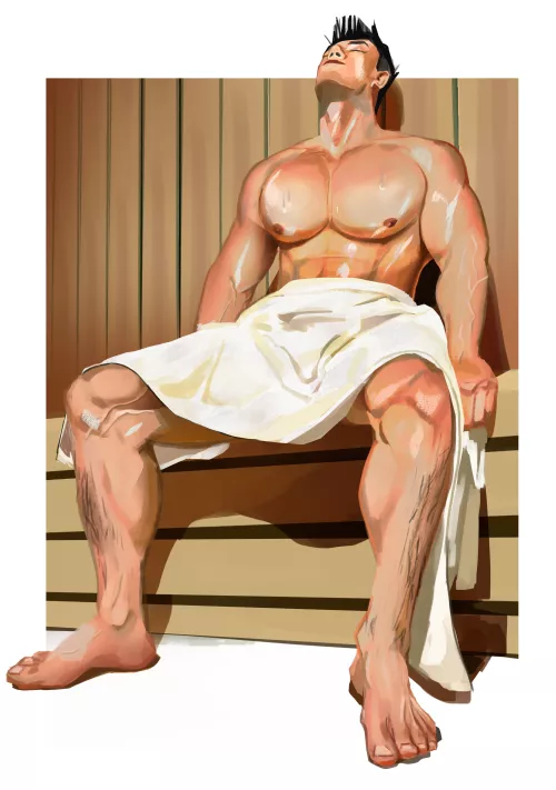 Sauna Time (Art By Me) [PrivateScout] I appreciate any new followers !!