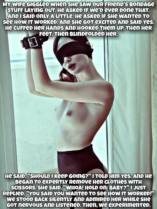 She wanted to see how it worked...