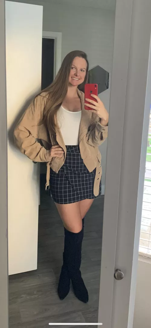 Thigh highs and long hair