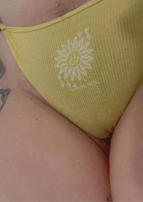 Tiny bit of fuzz poking out