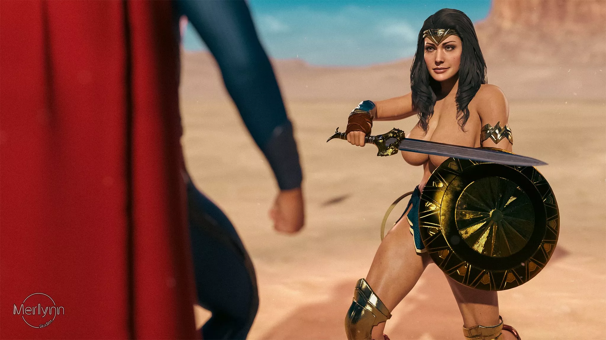 Wonder Woman vs. Superman (Merlynn) [DC]