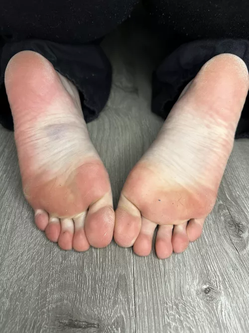 Would you get on your knees and jerk your c[oc]k for me and cum on my soles?