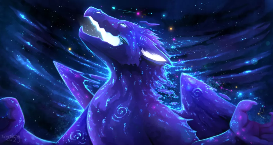 A million stars [art/character by me/Skykristal]