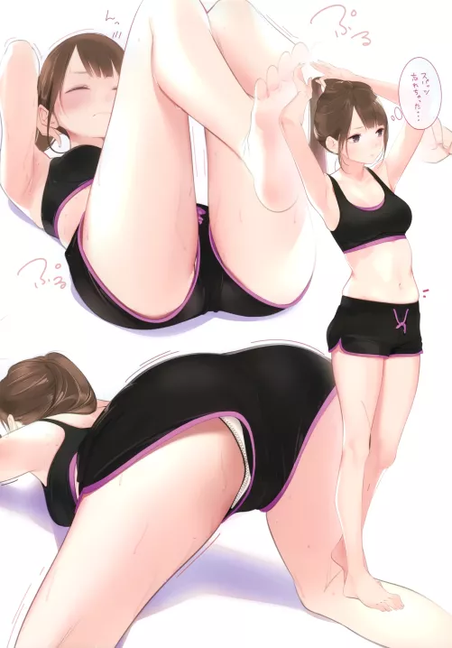 arduous workout (ama mitsuki) [Artist's Original]