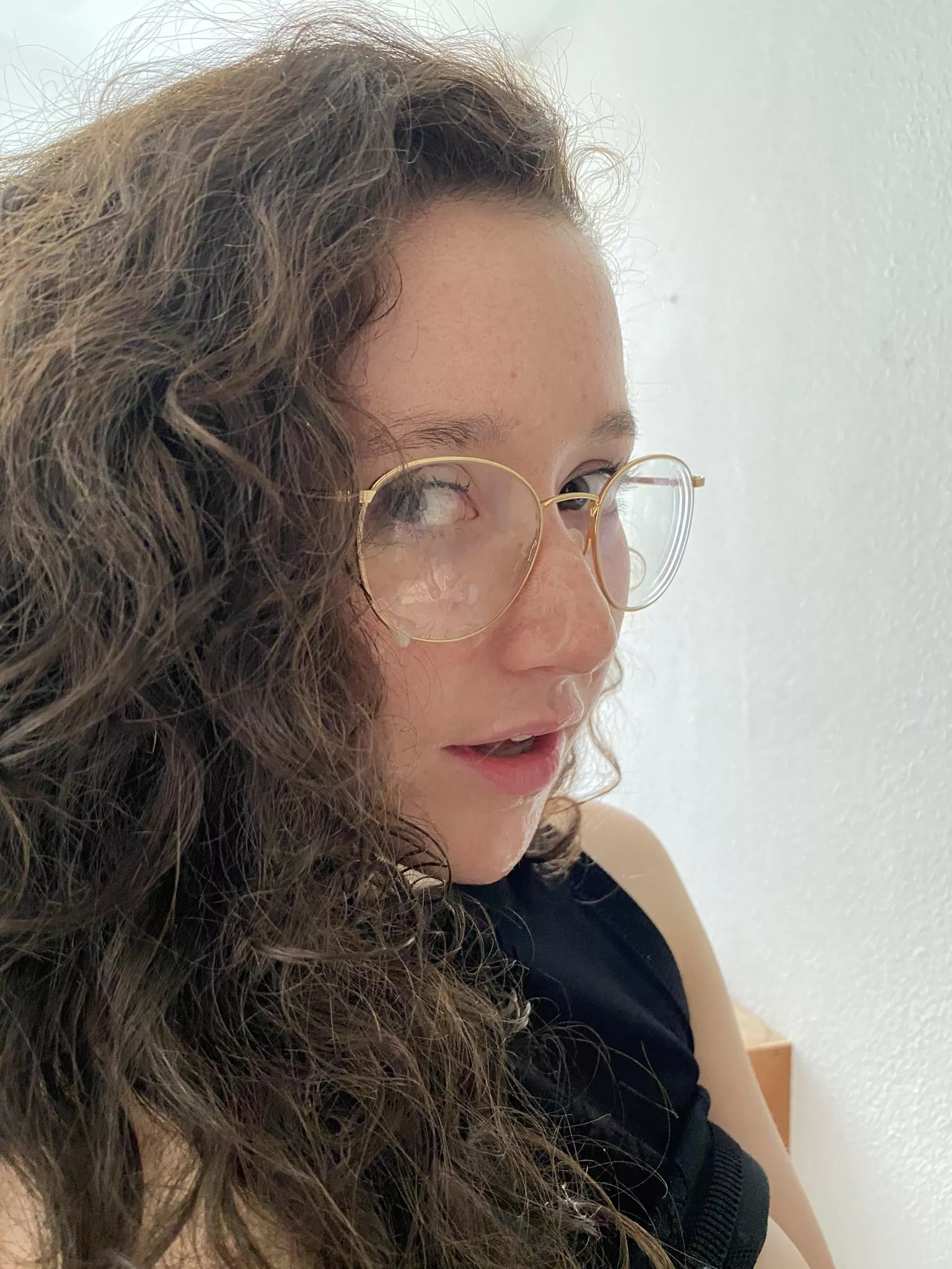 dripping off my glasses 💦