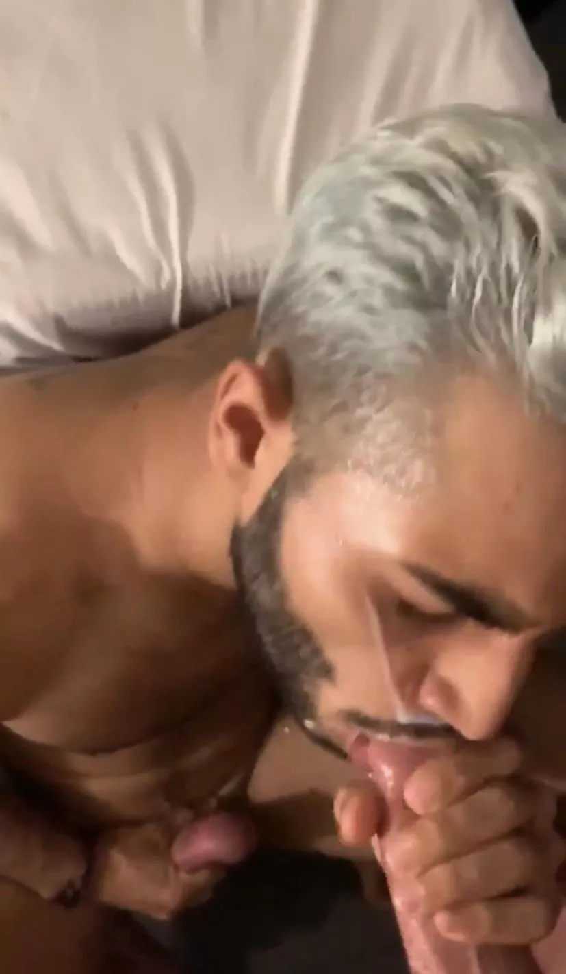 He loves the morning milk