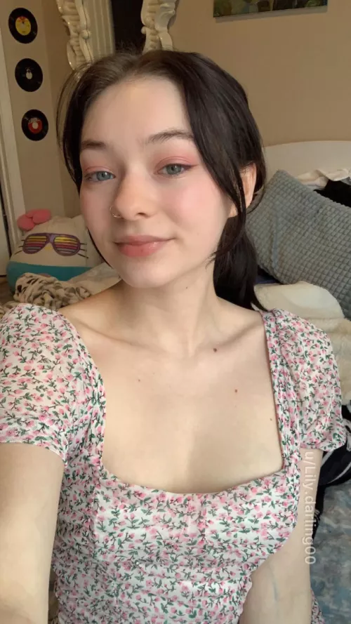 I love wearing floral dresses