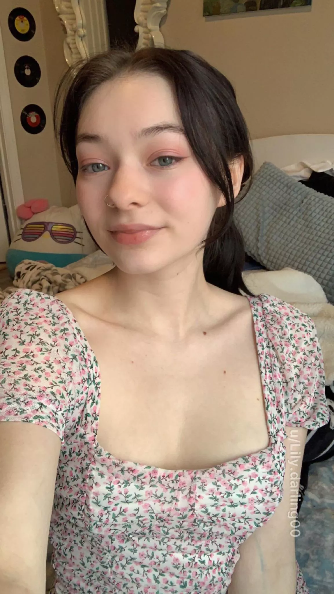 I love wearing floral dresses