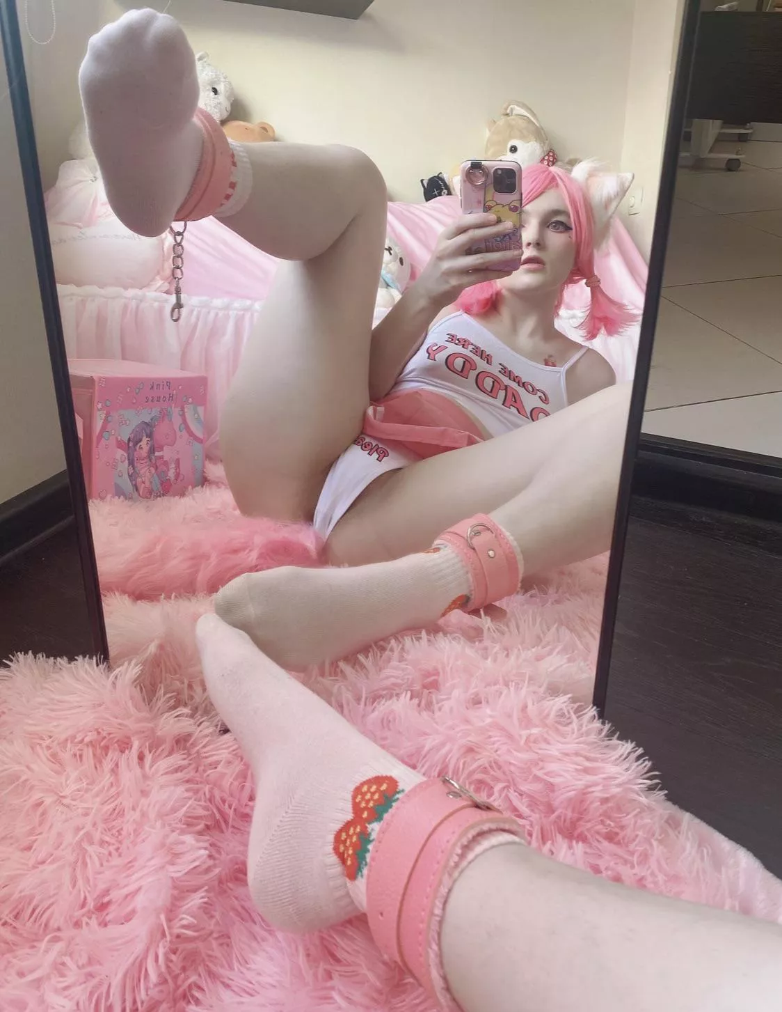 I really love my pink socks