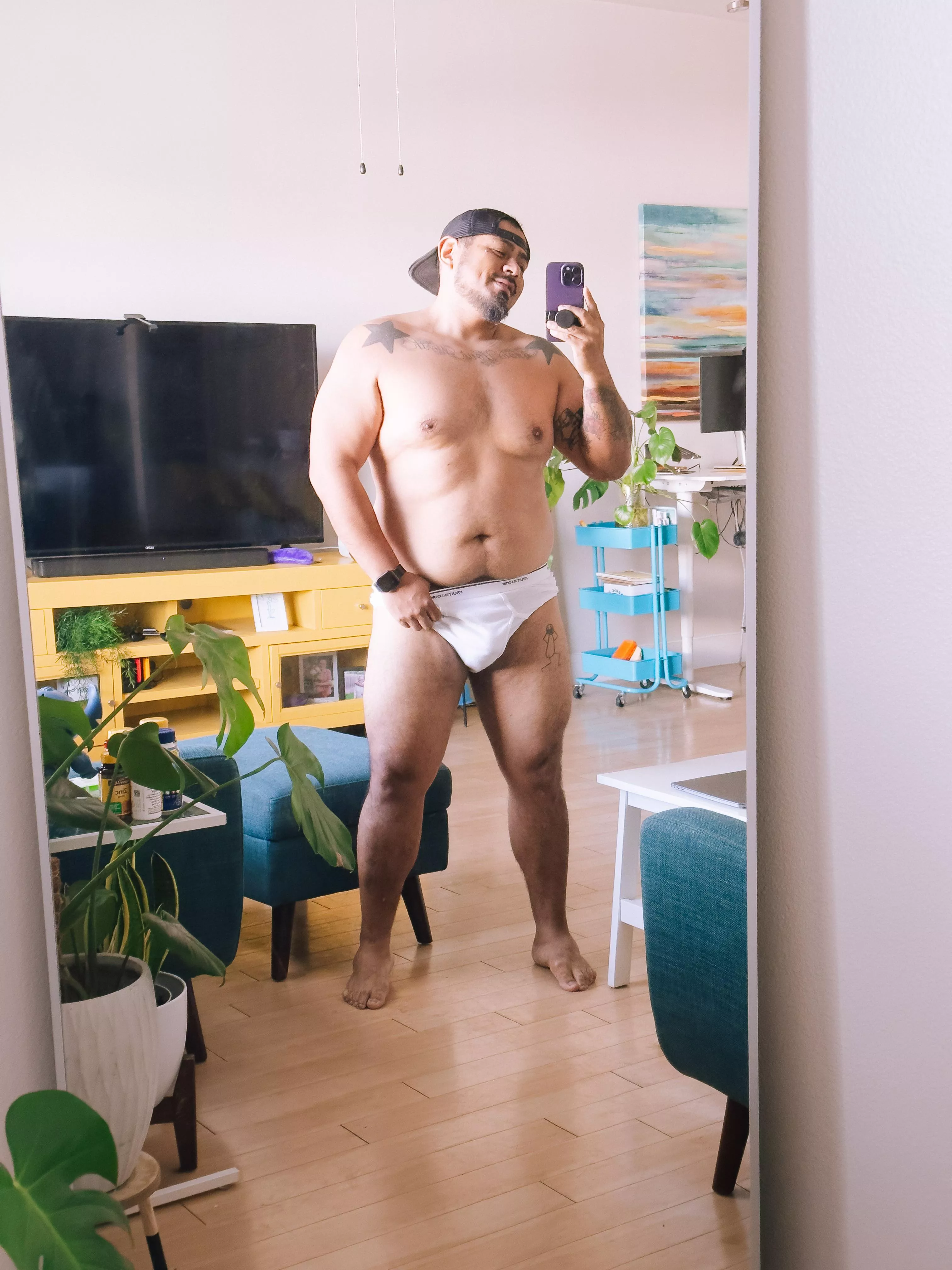 I took the day off to lay around in my undies. Wanna join me!?