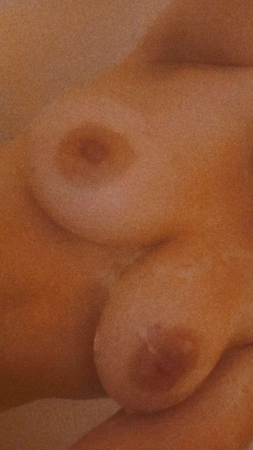 Just getting clean.. warm them up? 😋🥺🤤